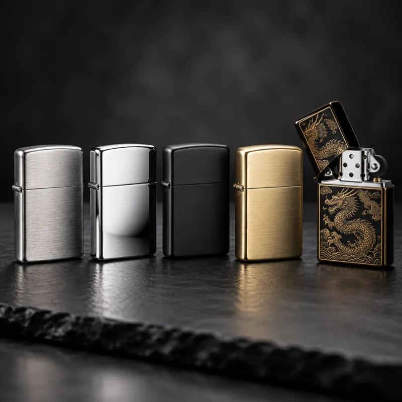 Assorted windproof lighters