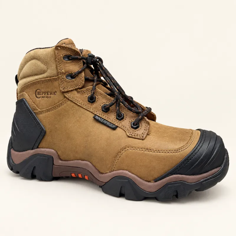 Leather work boot