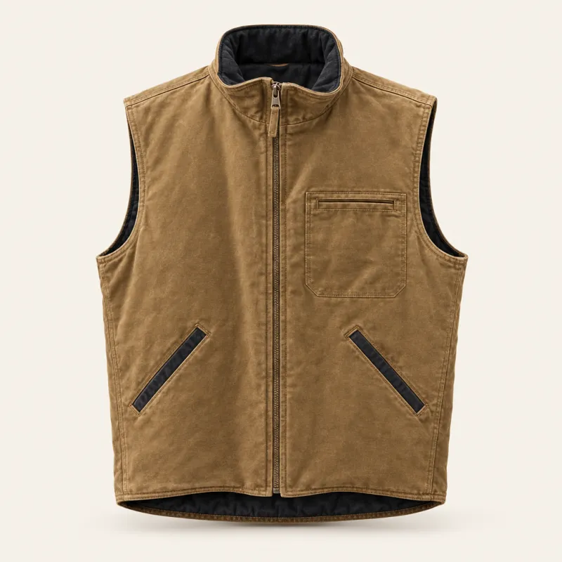 Tan Outback canvas vest